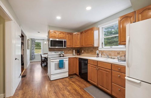 Morrisville House | Elmore Meadows: 3 br, peaceful country setting, wood stove, a/c, firepit!