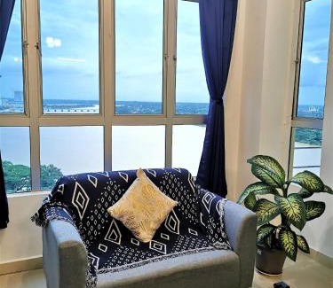 Bandar Kota Bharu Apartment | Embun Sky Cottage - Kota Bharu, WIFI, 6 - 8 Pax