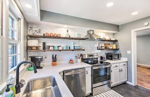 Emporia House | Emporia Family Home Near Downtown: Game Room!