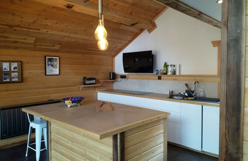 Abries Apartment | En Plein Coeur du Queyras, Grand Appartement au Dernier Étage D'un Chalet