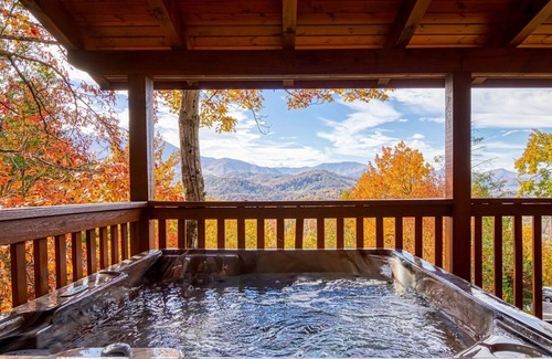 Black Bear Falls Cabin | Enchanted View Lodge 3 Bedroom Cabin by RedAwning