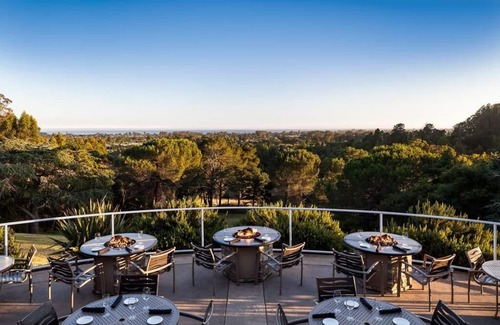 Santa Cruz Hotel | Enchanting Forest Room with Pool, Hot Tub, and Scenic Trail Access