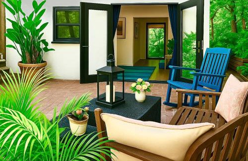 Hollywood Hills West House | Enchanting Gated Hollywood Hills Oasis with Tranquil Treet-Top Views, Outdoor Living Room and Patios, Magical Zen Garden, Plus Bonus Romantic Guest House and Free Garage in LA's Most Desirable Central Serene Area, Sleeps 8-10