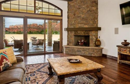 Uptown Sedona Villa | Enchanting Sedona Villa with Views Spa and Pool