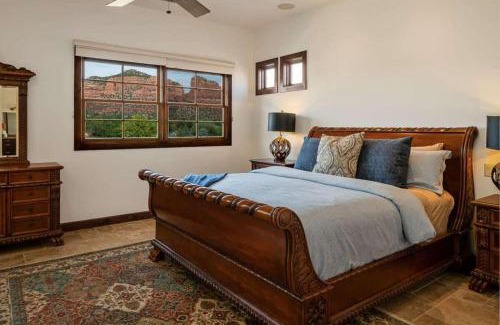 Uptown Sedona Villa | Enchanting Sedona Villa with Views Spa and Pool