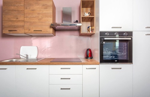 Hreljin Apartment | Enjoy a beautiful view of the sea in this vacation apartment with whirlpool.