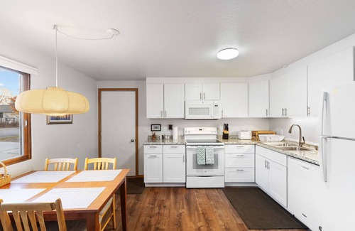 Heart of Missoula House | Enjoy a quiet neighborhood setting with quick access to downtown Missoula, local trails, and the Clark Fork River. Whether you're here to relax or explore, this bright and inviting space is the perfect base.