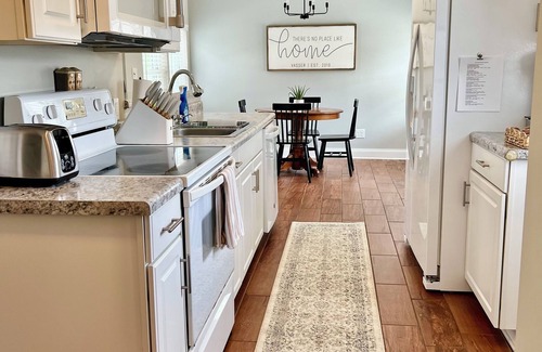 Aiken House | Enjoy a stylish experience at this centrally-located home close to the hospital