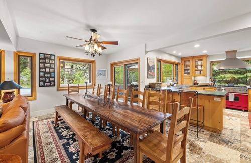 Olympic Valley Cabin | Enjoy fun for the whole family with this eclectic mountain retreat! The hot tub is calling!