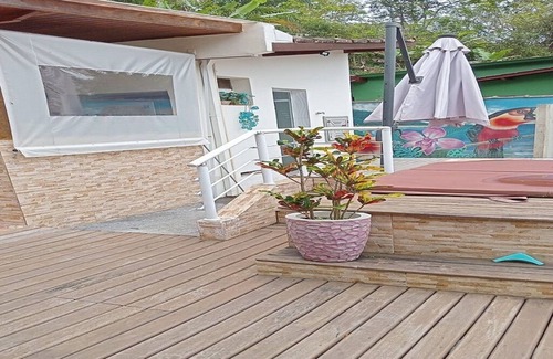 Ubatuba Condo | Enjoy nature in this delightful suite+1 bedroom: air conditioning/wi-fi/TV/barbecue. MANUAL