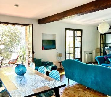 Drap Villa | Entre Nice et Monaco grande Villa avec piscine privée 12 personnes