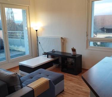 Horbourg-Wihr Apartment | Escapade cosy dans T2 lumineux, proche Colmar