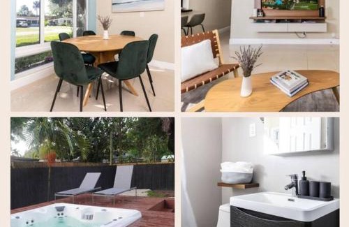 Shady Banks House | Escape & Enjoy w/Jacuzzi + Patio, Fire Pit, Gym