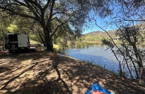 Jamul RV Rental | Escape to a peaceful lakeside retreat with fishing, kayaking, and camping!