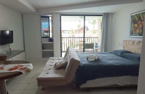 Porto de Galinhas Hotel | Estúdio Marulhos, varanda com vista de mar e parque aquático, à beira-mar de Muro Alto, wi-fi, restaurante, estacionamento e a 10' de Porto de Galinhas