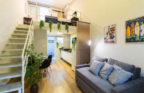 Santos Apartment | Estúdios Completos no Gonzaga com AC, Canal 3, Vila Belmiro, Unifesp