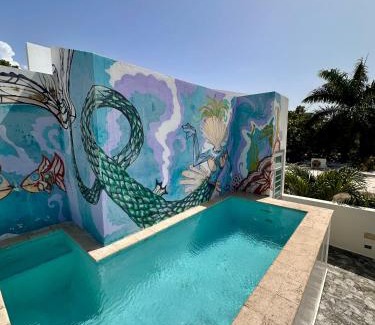 Santurce House | Estrella Urban Oasis Private Rooftop Pool and Patio