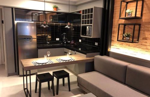 Alto da Rua Quinze Apartment | Estudio completo no coração do Batel