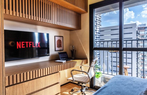 Indianopolis Apartment | Estudio piscina e AC prox ao Ibirapuera