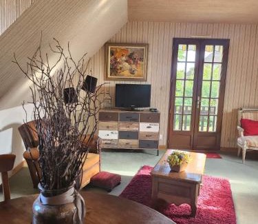 Villaret - Meslier Apartment | Etage maison, accès indépendant