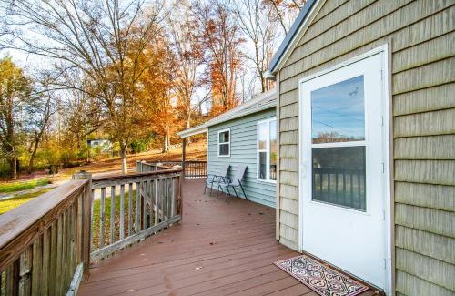 Townsend House | Evergreen Getaway Fire Pit and Wood Fireplace