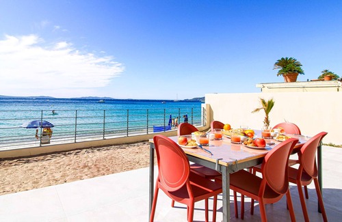 Cavaliere Beach Apartment | Exceptional apartment in Cavalière, beachfront terrace, sleeps 6