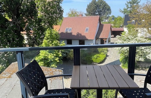 Altefaehr Apartment | Excl. Apartment with panoramic view of the Stralsund skyline - Seeblick Rügen