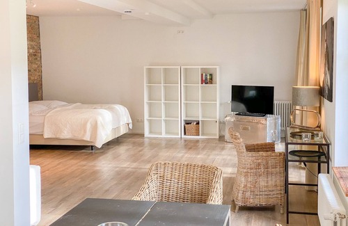 Rangsdorf Apartment | Exclusive loft apartment in the SEEBADHOF®: modern living with a private terrace