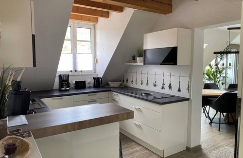Buergstadt Apartment | Exclusive vacation apartment (125sqm) with beautiful roof terrace for 6 people