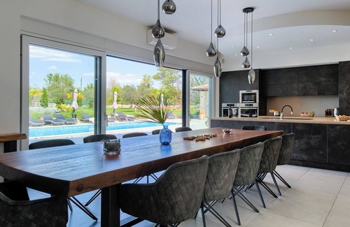 Jursici Villa | Exclusive Vila, private tennis court, mini golf, heated pool, 10.000m2 plot area