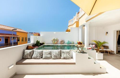 Costa Adeje Villa | Exclusive Villa FRANJULY Playa Paraiso Private Pool Large Terrace Ocean View