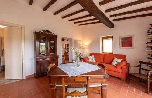 Geggiano Apartment | Exclusive Villa in Vineyard W Pool, And Siena View