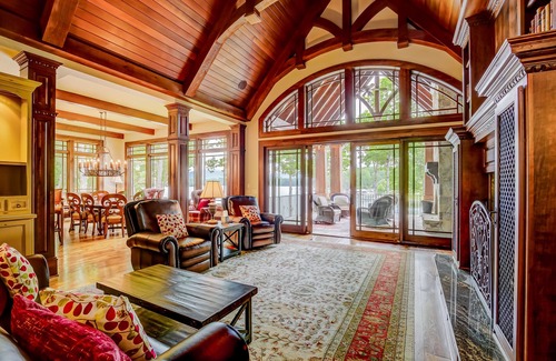 Cedar Cliff House | Expansive lakefront home with high-speed WiFi, pool table & central AC