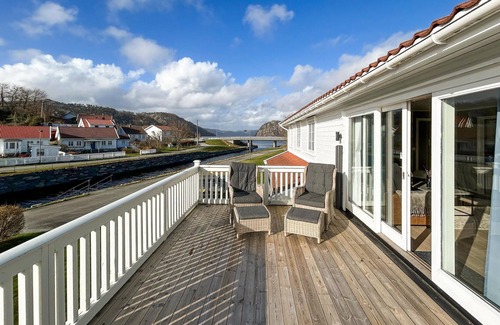 Spangereid House | Experience an unforgettable vacation in this interesting vacation home.