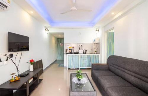 Colva Apartment | Experience Blissful Living Your Perfect One Bedroom Apartment with AC, Wi-Fi, Gym & Only 5 Minutes from the Beach