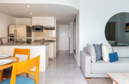 Marina Mazatlan Hotel | Exquisite 1 BR Condo with a Terrace and Private Beach Area