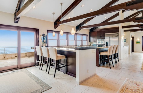 Carmel Highlands House | Exquisite home with remarkable ocean views, fireplace & generous patio