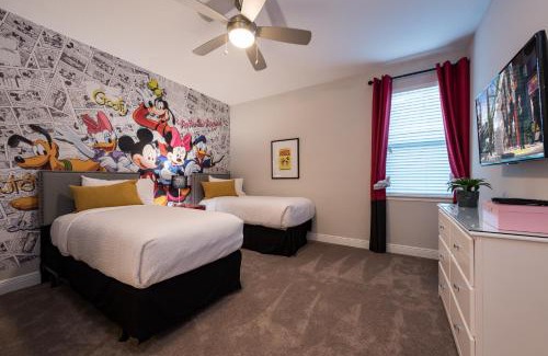 West Kissimmee House | Exquisite Home With Theater, Themed Rooms Near Disney With Waterpark & Resort Access At Encore Resort- 7664Ff