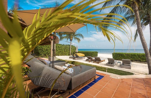 Cozumel Villa | Exquisite Beachfront Villa on Pristine White Sandy beach