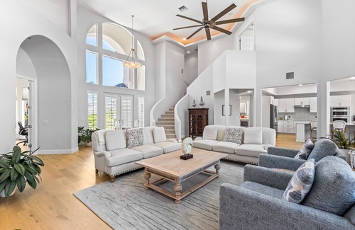 Vanderbilt Beach House | Exquisite waterfront home with lanai, heated pool and spa(hot tub), and internet