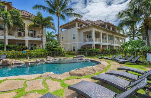 Poipu Villa | F211 Second Floor 3-bedroom Poolside Lanai