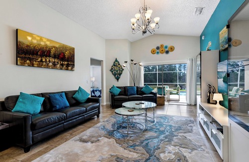 Clear Creek Villa | Fabulous bright modern recently refurbished 5 bed home with water views