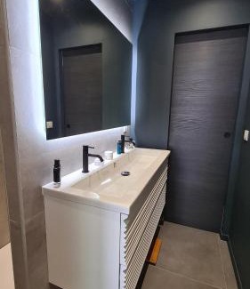 Les Baumettes Apartment | Face mer et plages appartement avec terrasse.