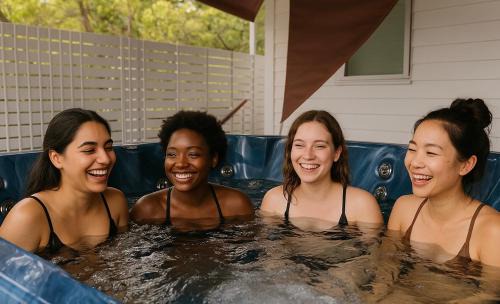Narara House | Fairyland Getaway- at Central Coast with XXXL hot Jacuzzi & Fun - Round pool table and Slide bunk bed