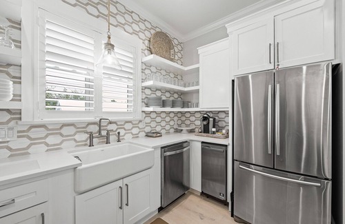 San Juan House | Fall Getaways Available! Gulf Views! Private Pool! Steps from the Beach! 7 Adult Bikes!