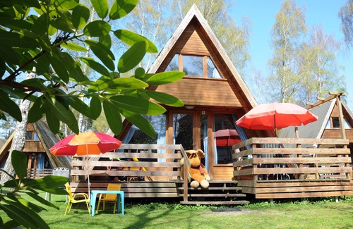 Zinnowitz Cabin | Familienfinnhütte Nr.5 - Zinnowitz, Finnhütte am Ostseestrand