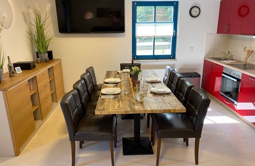 Puddemin House | Familienfreundliches Reetdachhaus Weißdorn 2 - DHH Weißdorn 2