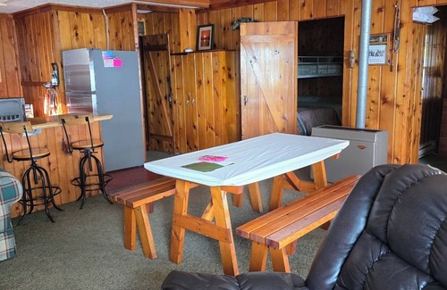St Germain Cabin | Family and pet friendly, waterfront cabin on Lost Lake, with private dock