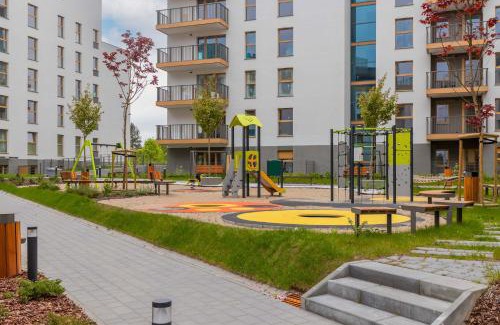 Gdynia Apartment | Family Apartment in Gdynia with Parking and Playground by Noclegi Renters