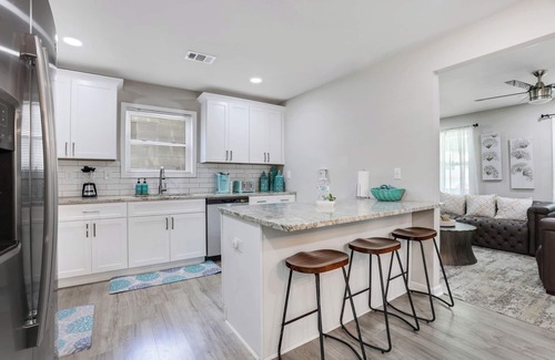 Church Street House | Family-Friendly Atlanta Home Near Airport with Patio, Backyard & EV Charger